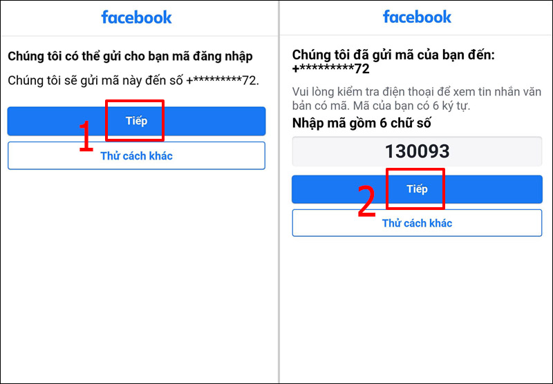 Nhập mã xác minh